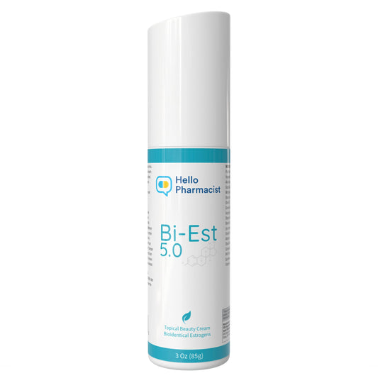 HelloPharmacist BiEST 5 Beauty Cream jar shows a smooth, hydrating texture.