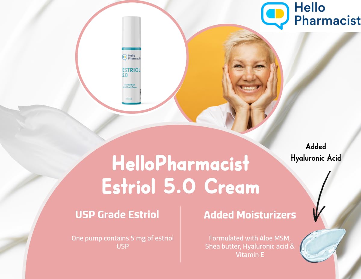 HelloPharmacist rich cream texture shown for quick absorption and comfort