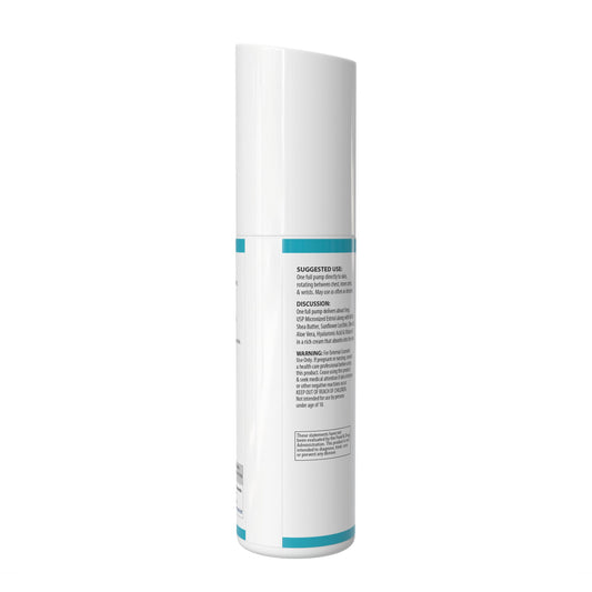 HelloPharmacist estriol cream applied to skin for smoother texture