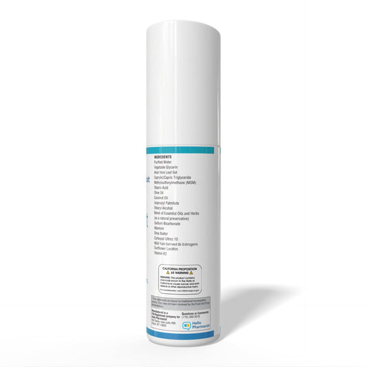 HelloPharmacist Smoother Cream texture closeup highlights easy spread and fast absorption.