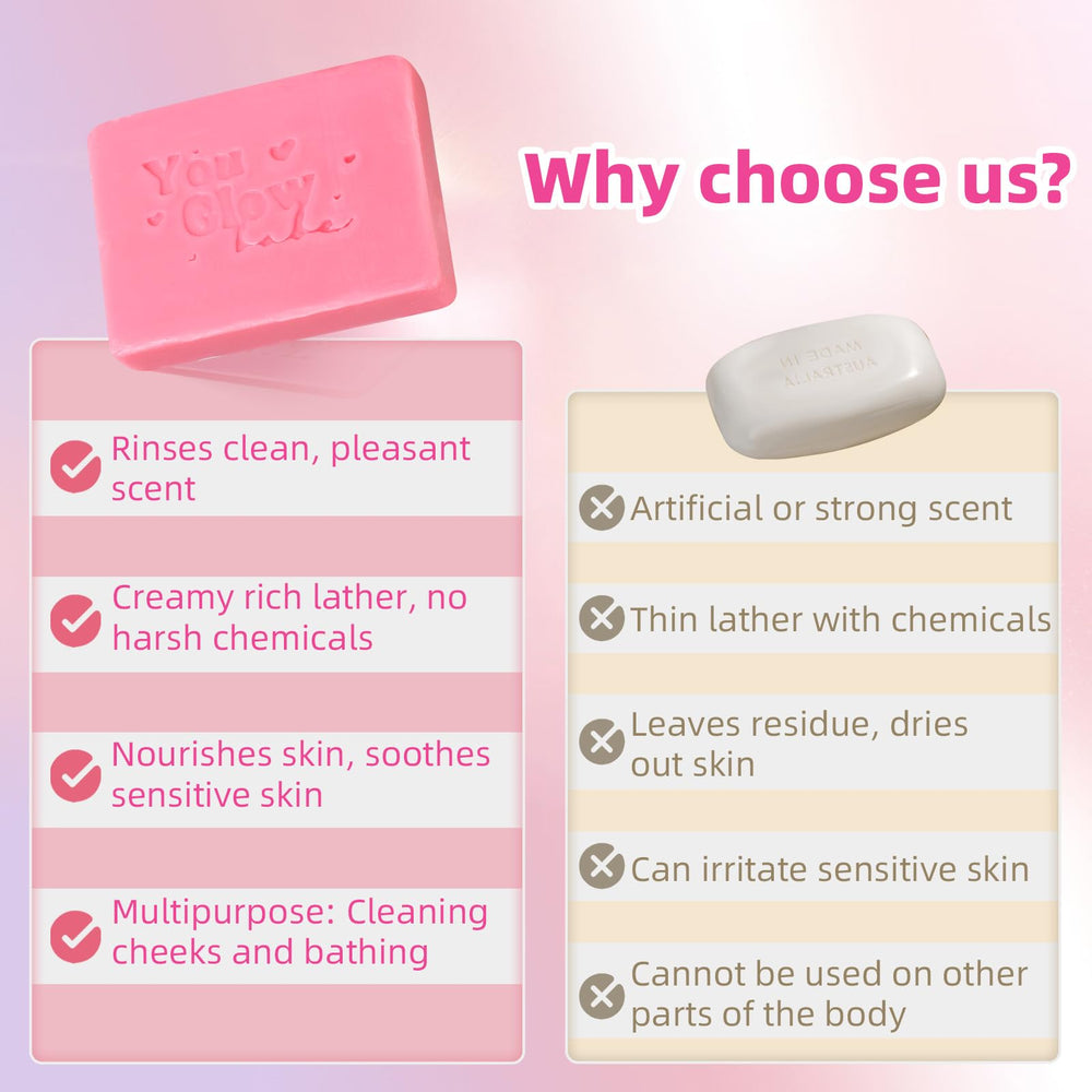 Helowod You Glow Babe rich foam during use for gentle cleansing