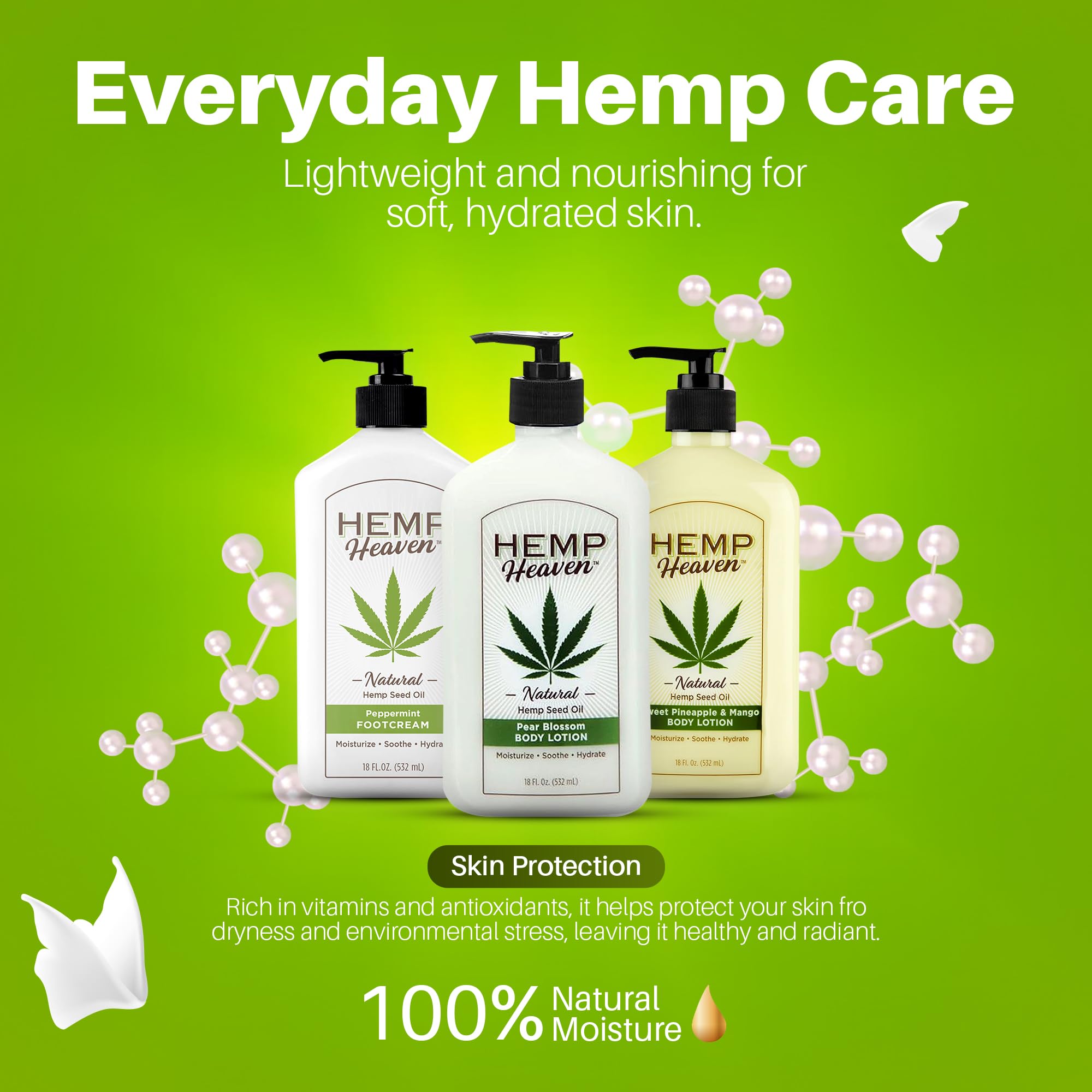 USA-made Hemp Heaven label indicating Southern California craftsmanship
