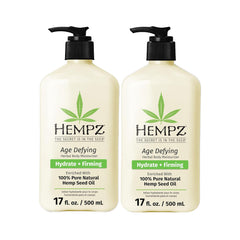 Hempz Age Defying moisturizer bottle front for daily hydration.