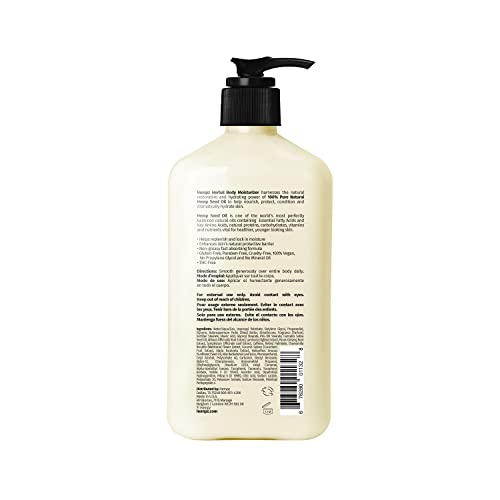 Hempz Age Defying bottle pour highlights creamy texture for easy application.