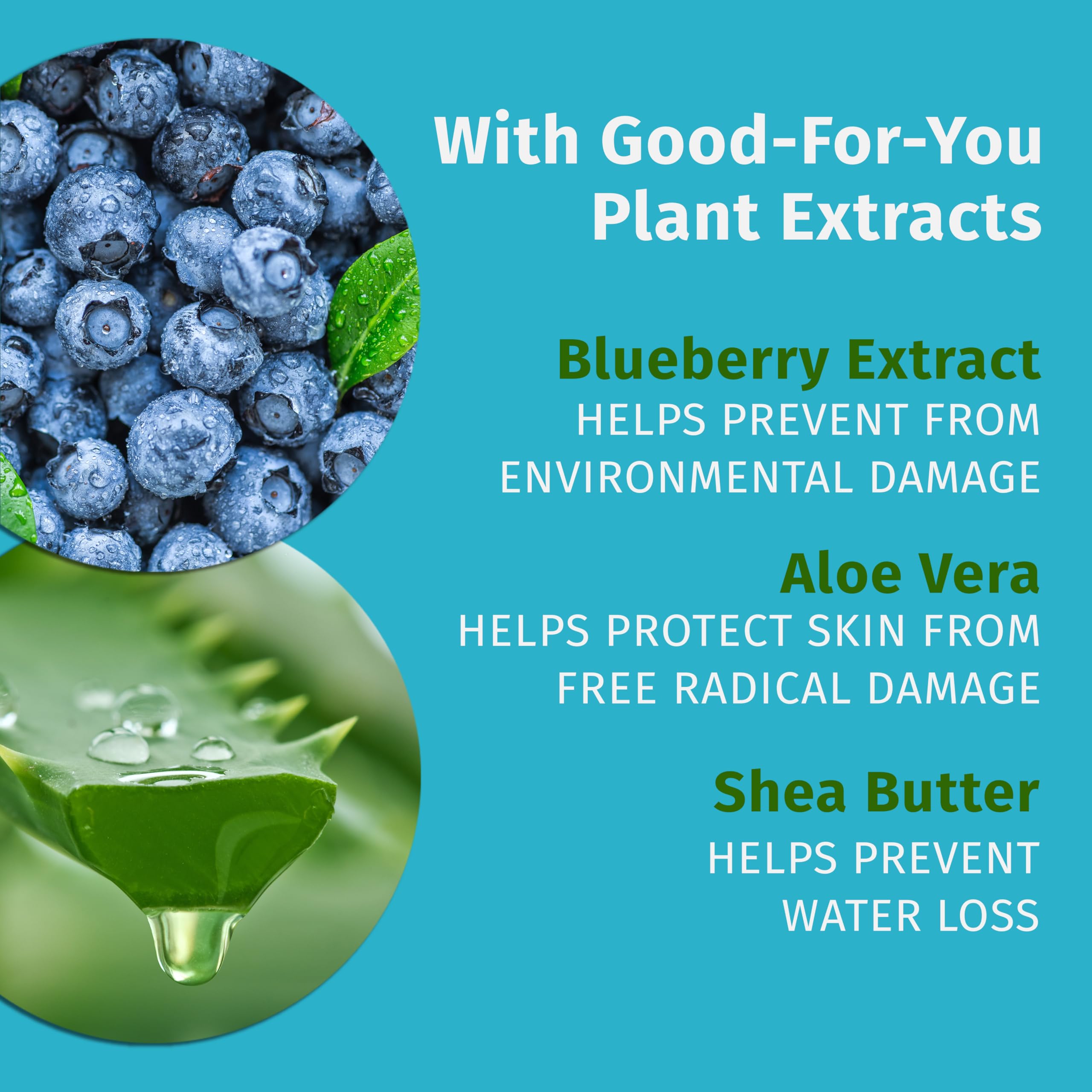 Hempz Bluebeary with blueberry extracts suggesting berry-inspired protection