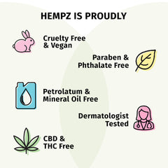 Hempz Body Lotion Application Routine show smooth glide on skin.