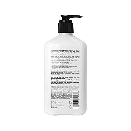 Hempz Body Lotion Shea Butter Avocado visual focus with nourishing skin-softening ingredients.