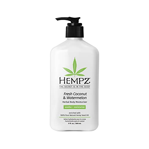 Hempz Body Lotion Watermelon Fragrance visual focus and lightweight moisture.