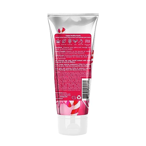 Hempz Candy Cane Lane application swatch — minty scent for quick refresh.