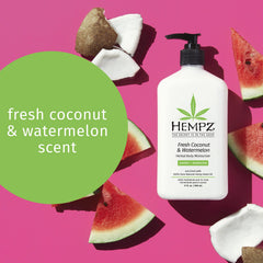 Hempz hemp seed oil ingredient label highlighting skin-nourishing oils