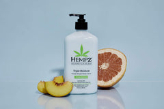 Hempz apple fruit extract and cogon grass extract supporting skin conditioning