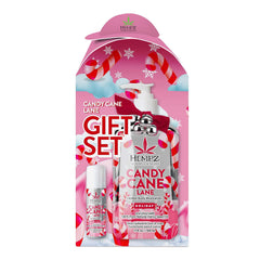 Hempz Candy Cane Lane moisturizer bottle delivers festive hydration for dry skin.