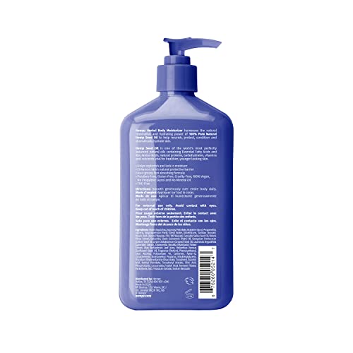 Hempz Lavender Chamomile cream closeup highlights creamy texture and soothing feel