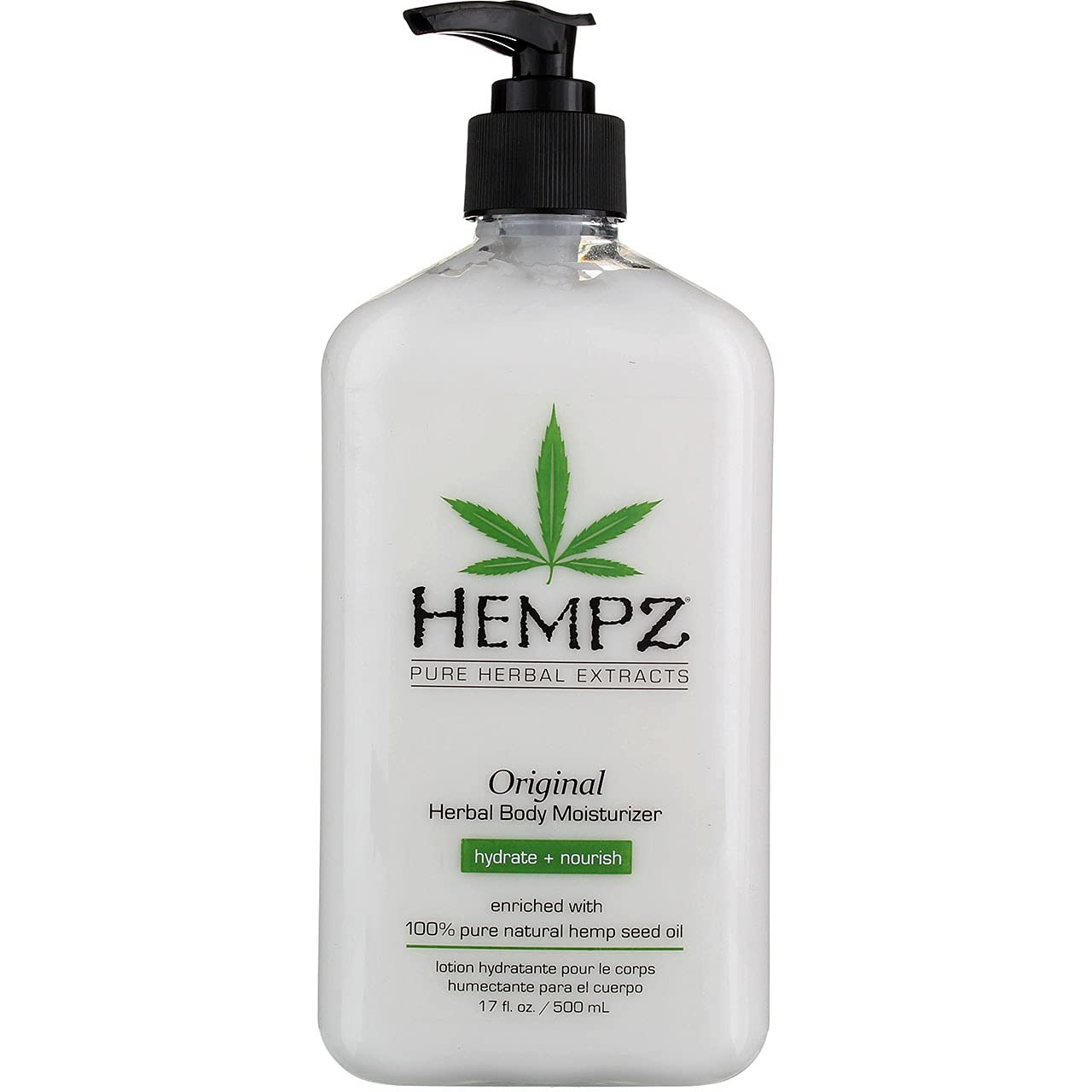 Hempz Original fragrance close-up hints floral banana notes for a pleasant experience.