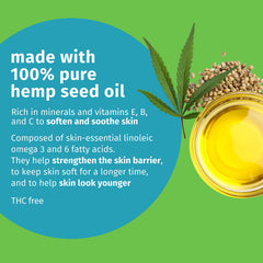 Hempz shea butter nourishes skin for a smoother feel