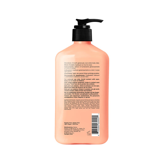 Hempz fragrance note of Sugared Grapefruit & Raspberry Tea