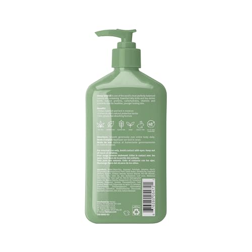 Hempz Tea Tree Herbal Body Moisturizer pump showcases easy application and hydration.