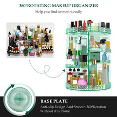 HEMTROY 7 adjustable layers optimize space for diverse cosmetics and bottles.