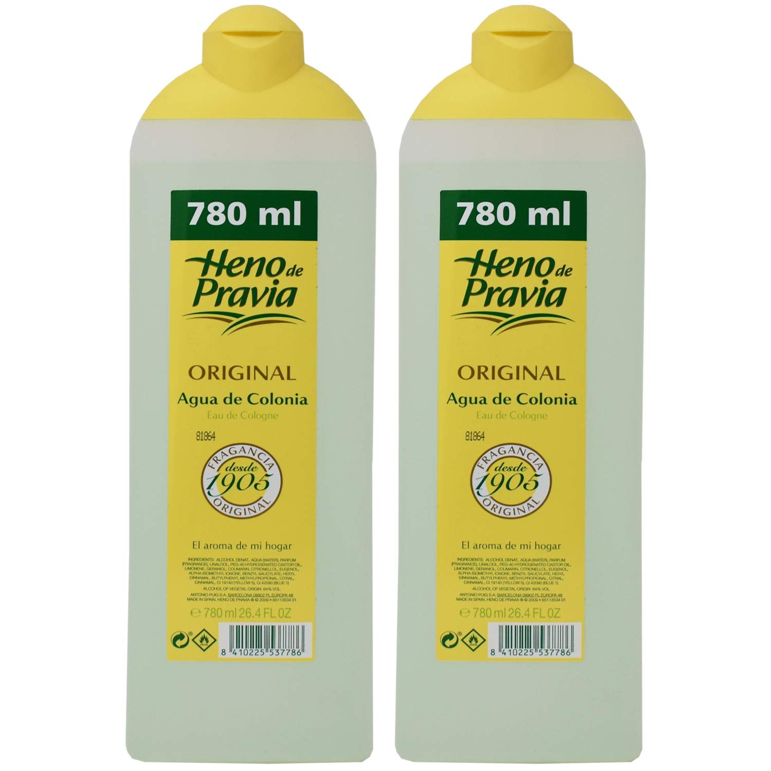 Heno de Pravia Original Colonia 2-pack packaging box showcases value