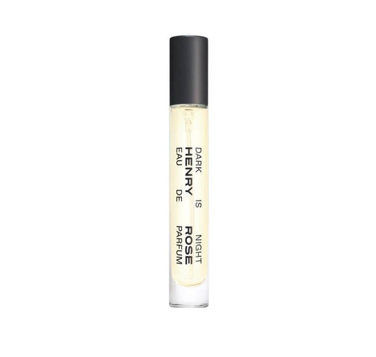 Henry Rose Dark Is Night travel spray bottle offers portable, long-lasting fragrance for on-the-go moments