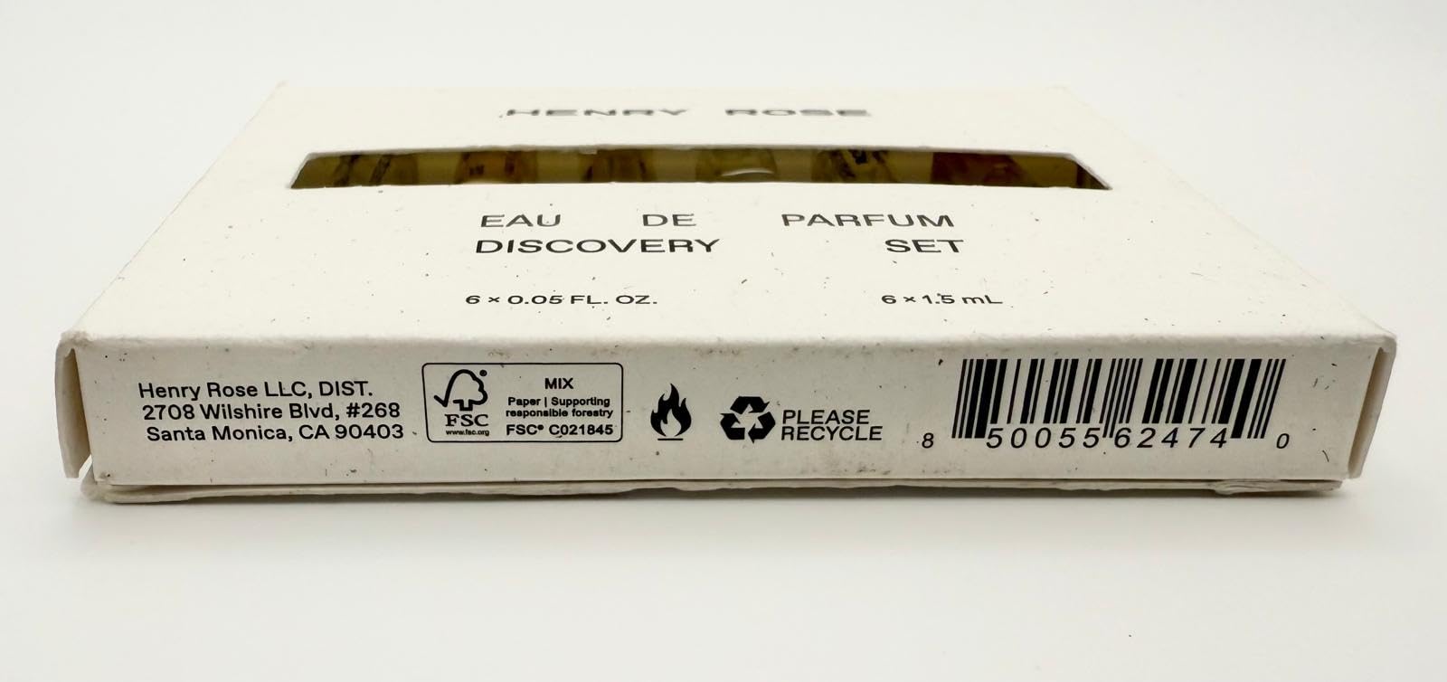 Henry Rose Flora Carnivora vial—green floral depth for everyday elegance