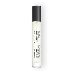 Henry Rose Flora Carnivora bottle front view for on-the-go fragrance.