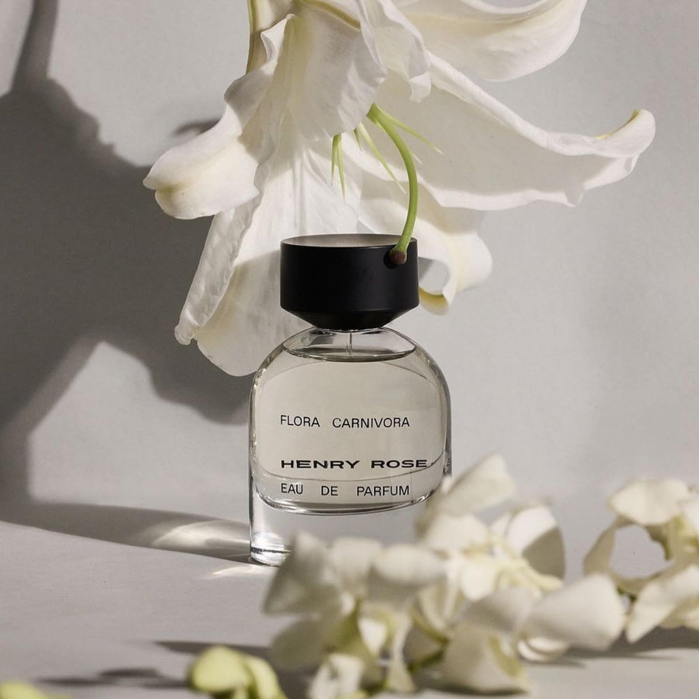 Henry Rose Flora Carnivora spray mechanism for even coverage.