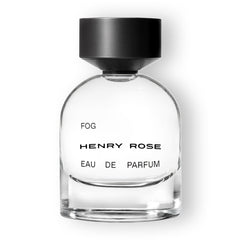 Henry Rose Fog bottle front view highlighting clean unisex design