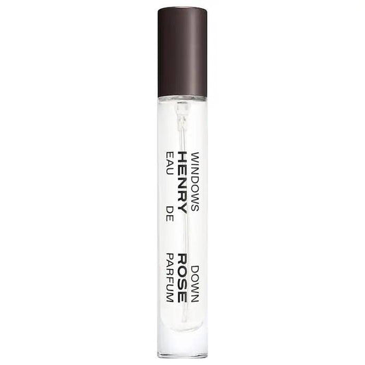 Henry Rose Windows Down travel spray bottle highlights citrus notes for everyday unisex wear.