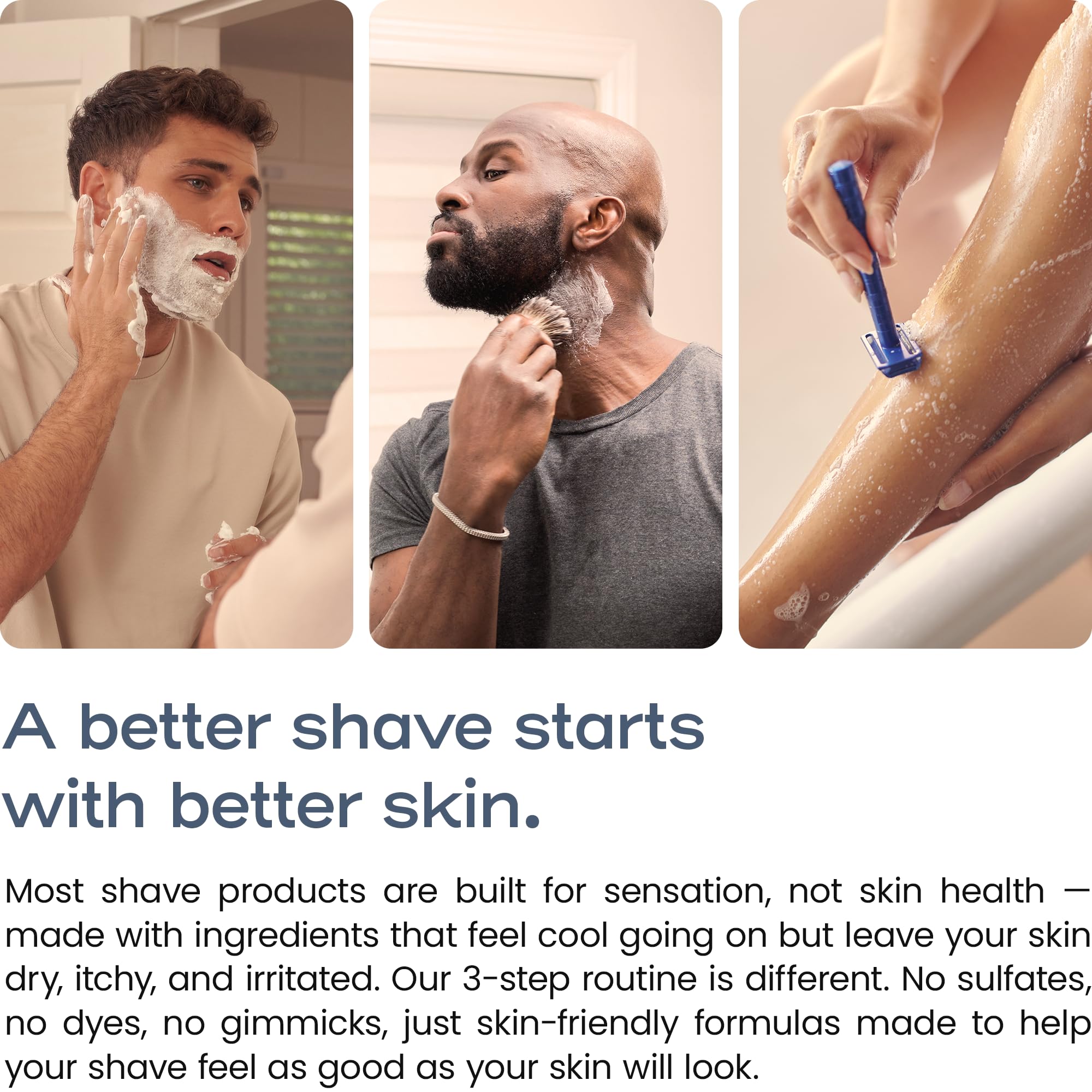 Henson Shaving post-shave balm jar hydrates and calms skin after shaving