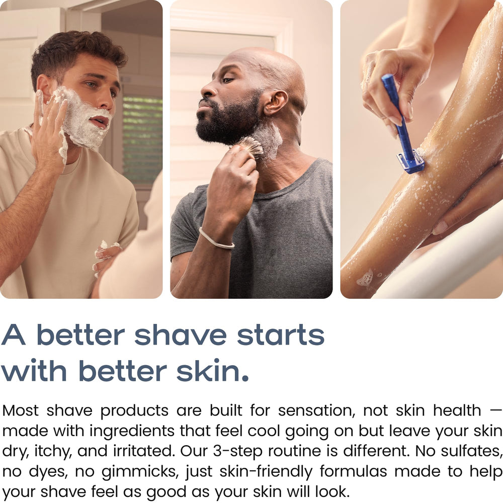Henson Shaving post-shave balm jar hydrates and calms skin after shaving