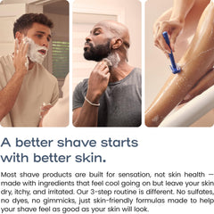 Henson Shaving post-shave balm jar hydrates and calms skin after shaving