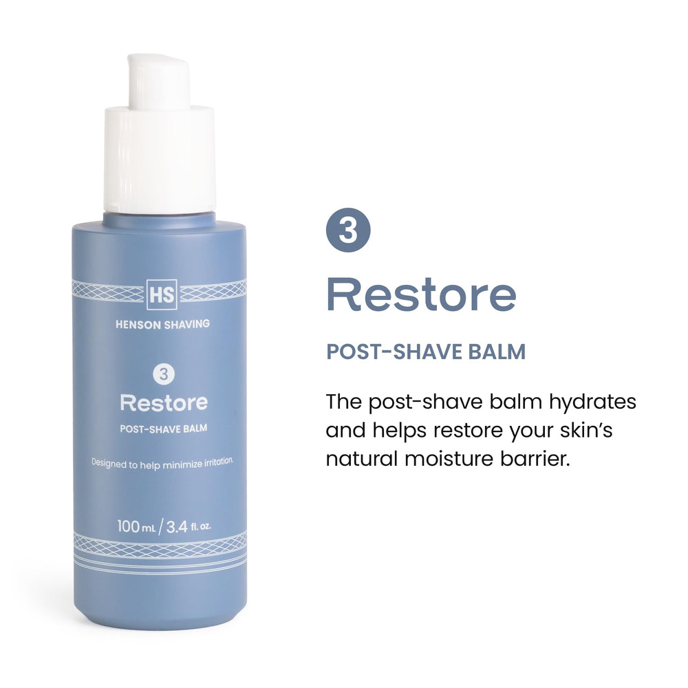 Henson Shaving soothing-care for sensitive skin reduces irritation and supports the skin barrier