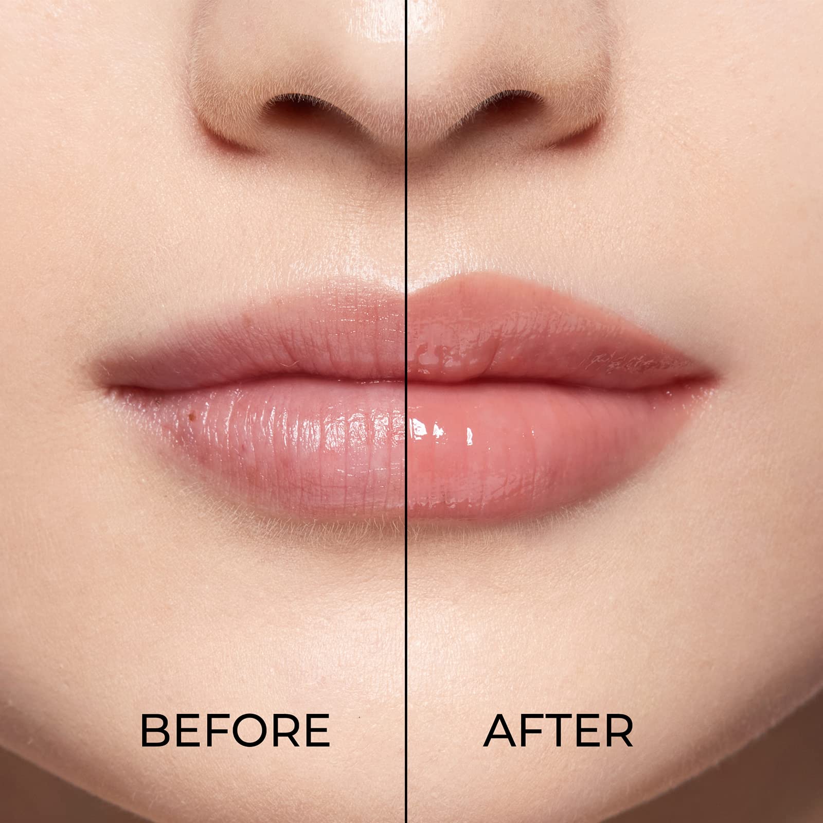 Swatch of HERA Lip Gloss texture highlights long-lasting color and comfort.