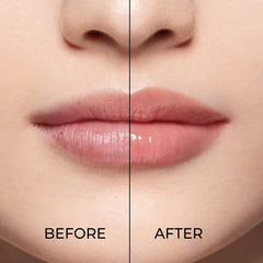Swatch of HERA Lip Gloss texture highlights long-lasting color and comfort.