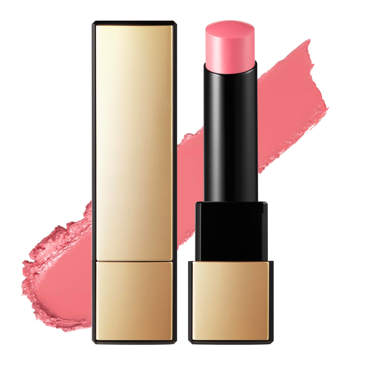 HERA Rouge Classy Lipstick 108 Pink Charm close-up of smooth application for comfortable color