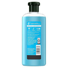 Pouring Herbal Essences Hello Hydration conditioner highlights creamy texture for detangling.