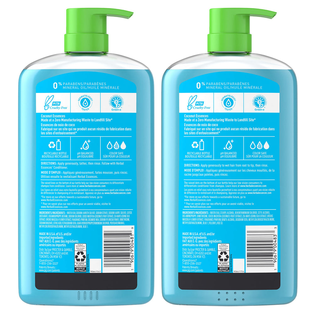 Recyclable bottle from Herbal Essences Hello Hydration packaging