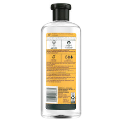 Herbal Essences Orange Blossom foam demonstrates refreshing lather and citrus aroma.