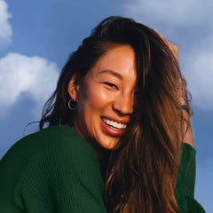 Herbal Essences Citrus scent on hair conveys fresh, vibrant feel.