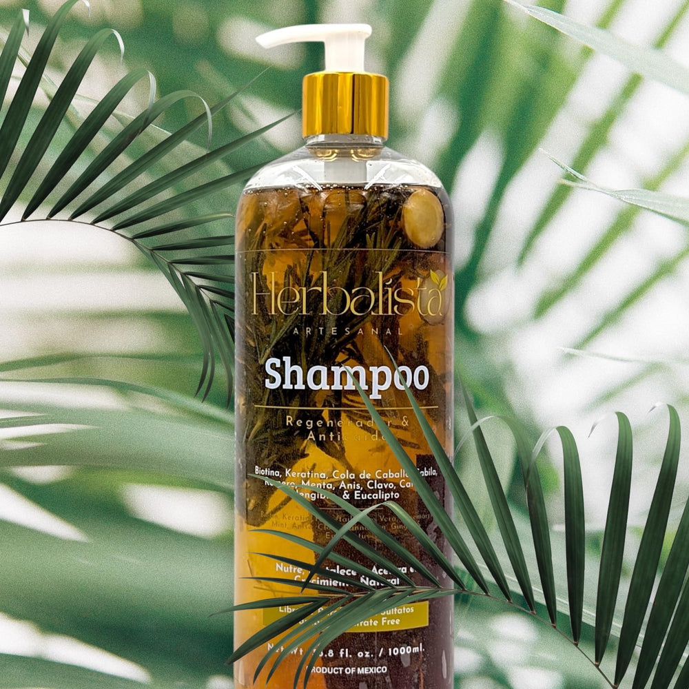 HERBALISTA Viral Herbal Shampoo clove buds showcase bold aroma and revitalizing cleanse.