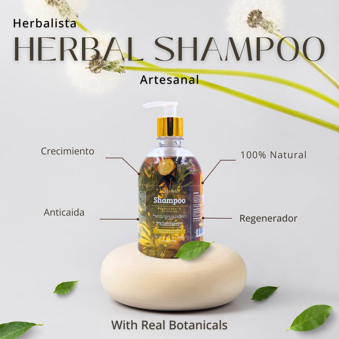 HERBALISTA Viral Herbal Shampoo eucalyptus leaves offer refreshing scent and cooling comfort.