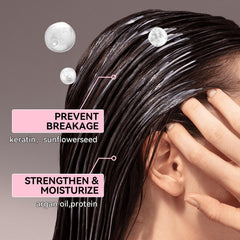 Herbalosophy Keratin Shampoo & Conditioner set box – sulfate-free color-treated care
