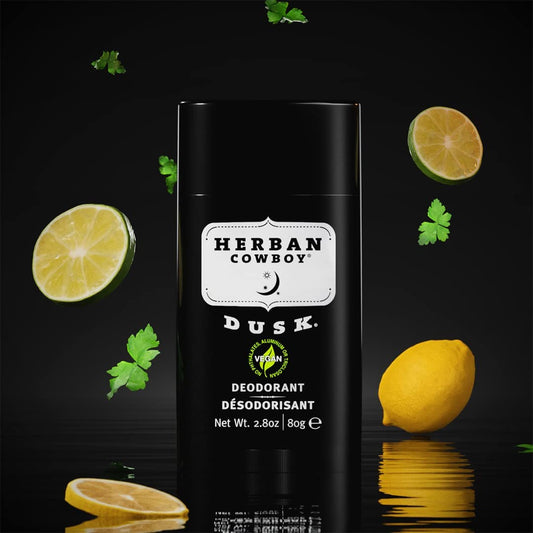Herban Cowboy Deodorant Dusk aluminum-free formula for a clean feel