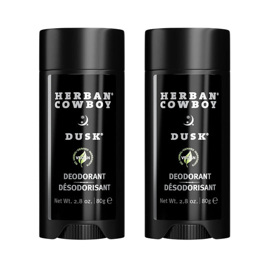 Herban Cowboy Forest Aloe Deodorant Dusk stick delivers long-lasting freshness for daily wear.