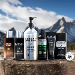 Herban Cowboy vegan aluminum-free deodorant stick suits active days.