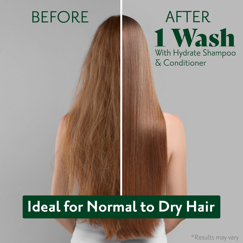 Herbatint Hydrate Shampoo on hair shows lasting softness and shine