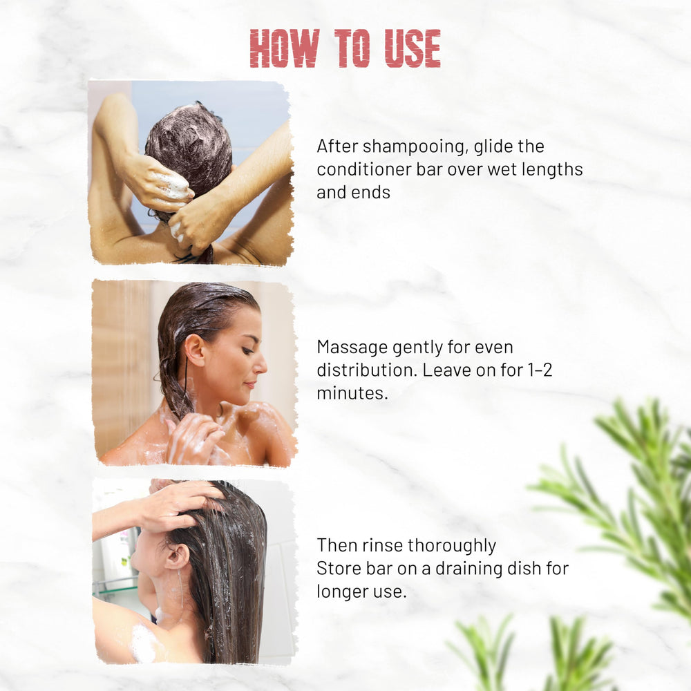 Travel-ready, compact Herbishh conditioner bars for on-the-go care