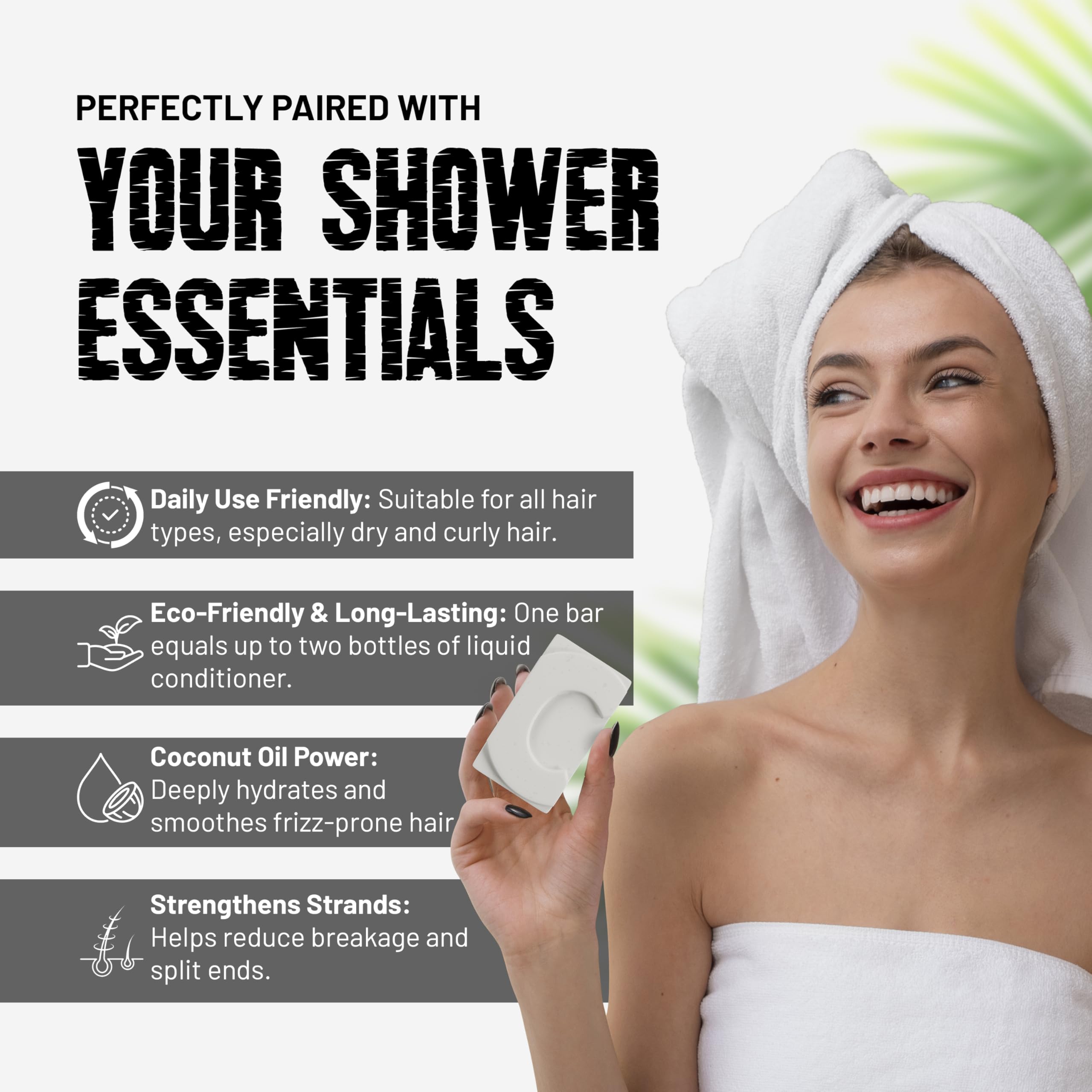 Eco-friendly packaging for Herbishh conditioner bars
