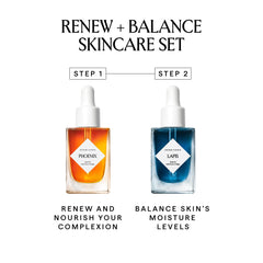 HERBIVORE Balance + Renew Phoenix Rosehip Oil bottle offering deep hydration and antioxidant nourishment.
